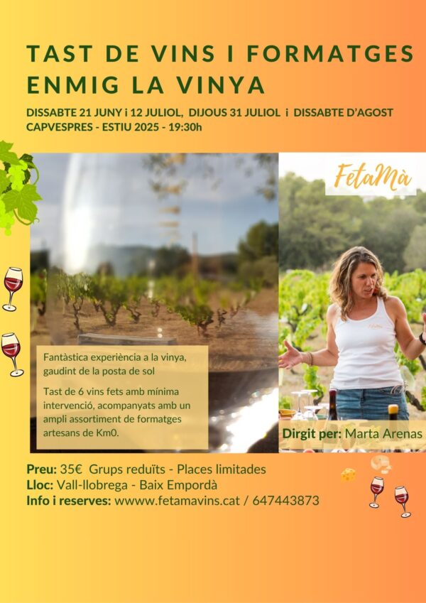 tast de VINS, formatges i productes BRUGAROL - ESTIU 2025 - 12/07/25