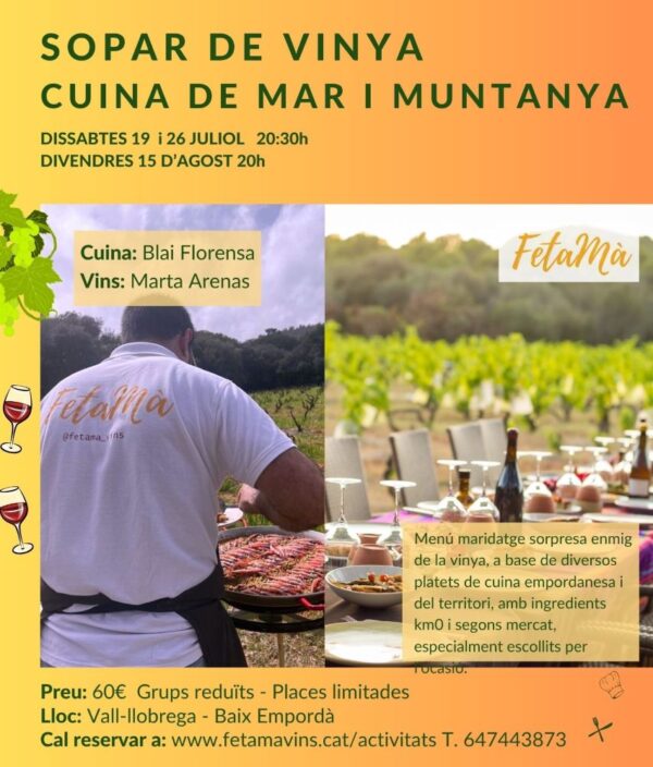 Sopar de vinya - Blai Florensa  15/08/25