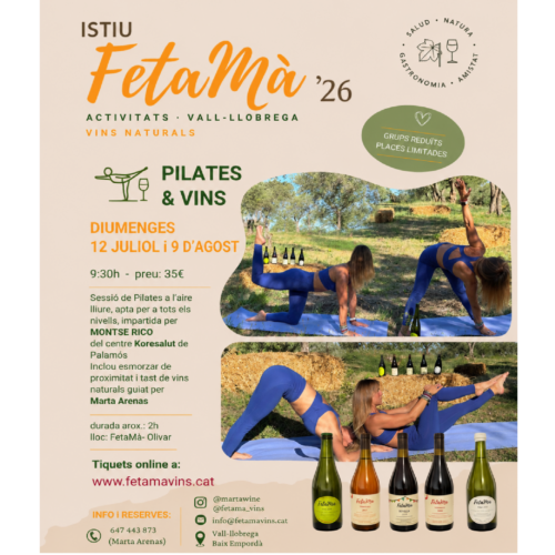 PILATES i VINS · 9 agost