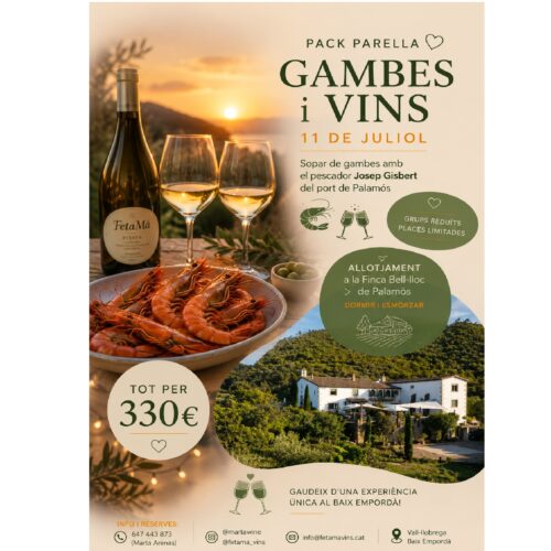 PACK PARELLA · GAMBES i VINS · 11 juliol
